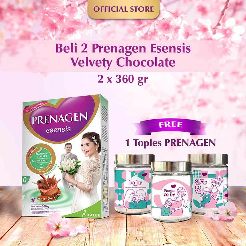 Jual Buy 2 Prenagen Esensis Velvety Chocolate Susu Ibu Hamil 360 G Free Toples Prenagen Online September 2020 Blibli Com