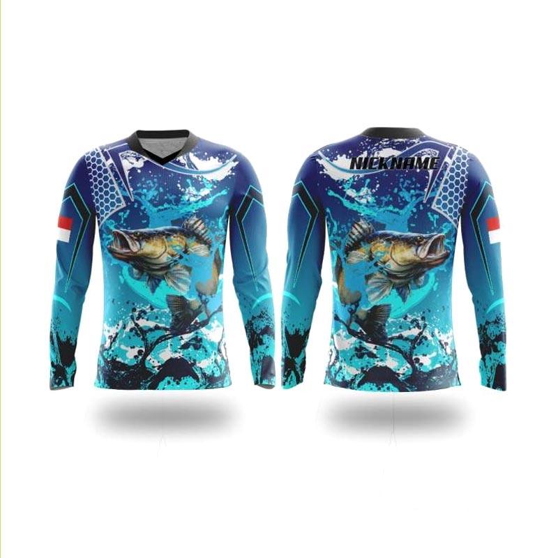 Jual Bintang Sport Jersey Mancing V Neck Lancip Custom Lengan Panjang Unisex Original Emnfp06 Online Januari 2021 Blibli