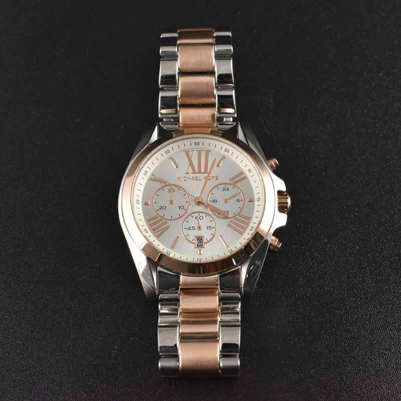 Jual Michael Kors Krono Stainless Steel Jam Tangan Pria White