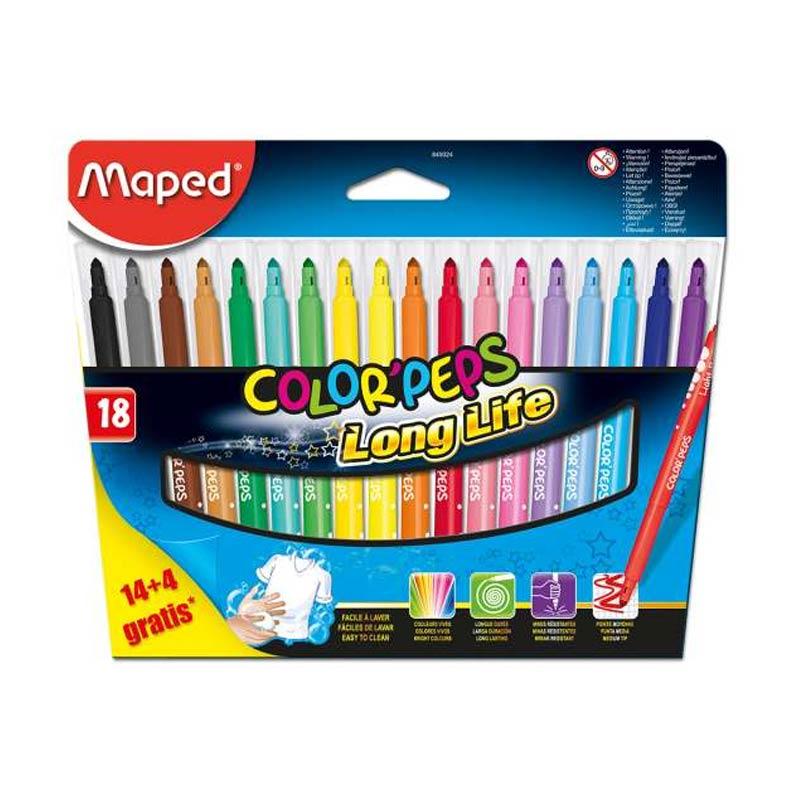 Jual Maped Spidol Felt Pen Set 14 4 Cardboard Box Online Desember 2020 Blibli
