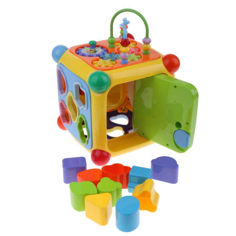 Jual Oem Baby Early Developmenatal Cube Toy Block Puzzle Game Musical Phone Piano Sound Color Number Cognition Educational Toys Online September 2020 Blibli Com
