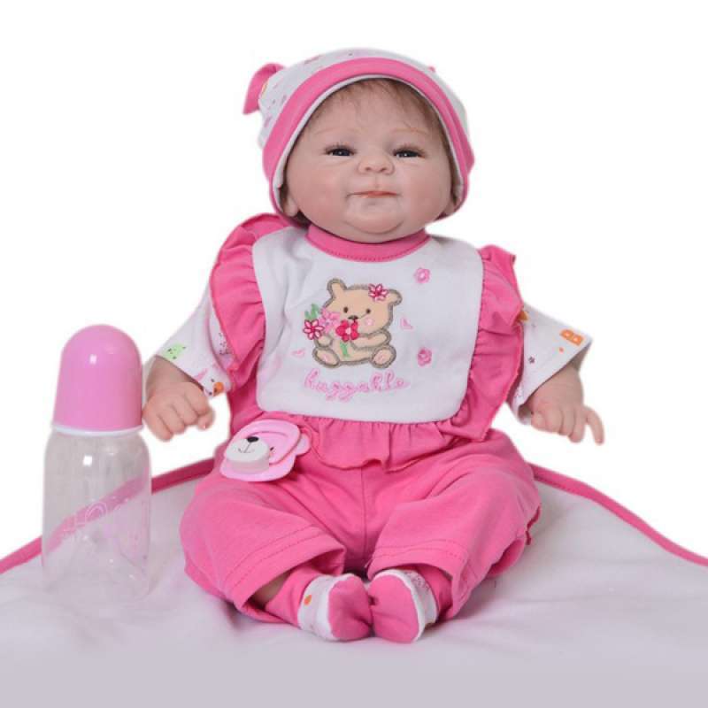 Jual Oem Lifelike Princess Reborn Baby Girl Doll In Rose Red Clothes Model 17 Inch 42cm Online September 2020 Blibli Com