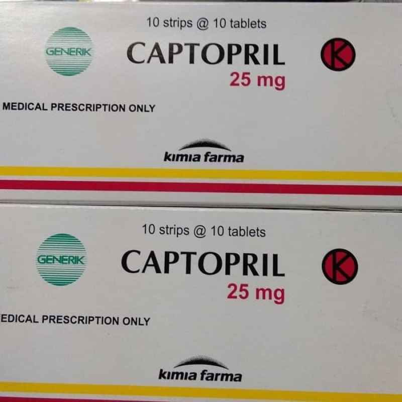 kimia farma captopril 25 mg obat resep dokter original 100 tablet