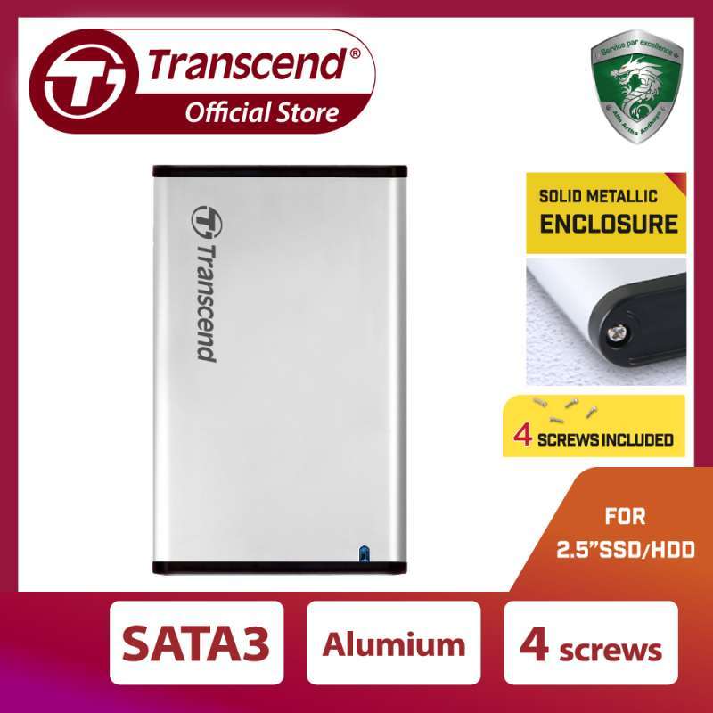 Transcend SSD/HDD Enclosure Kit Aksesoris Media Penyimpanan [TS0GSJ25S3]
