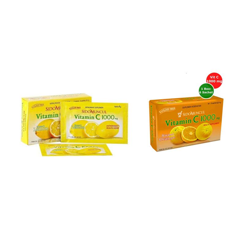 Jual Sidomuncul Vitamin C 1000 Mg Mix Rasa Lemon Sweet Orange Minuman Kesehatan 2 Box 12 Sachet Terbaru Oktober 21 Harga Murah Kualitas Terjamin Blibli Jual Sidomuncul Vitamin C 1000 Mg Mix Rasa Lemon Sweet Orange Minuman Kesehatan 2 Box 12 Sachet Terbaru Oktober 21 Harga Murah Kualitas Terjamin Blibli