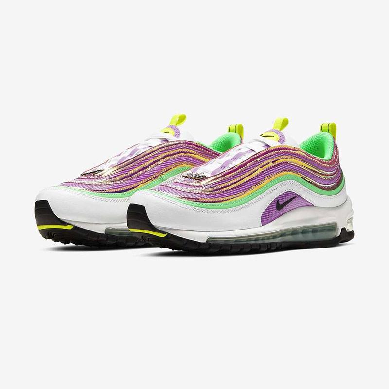 nike purple and green