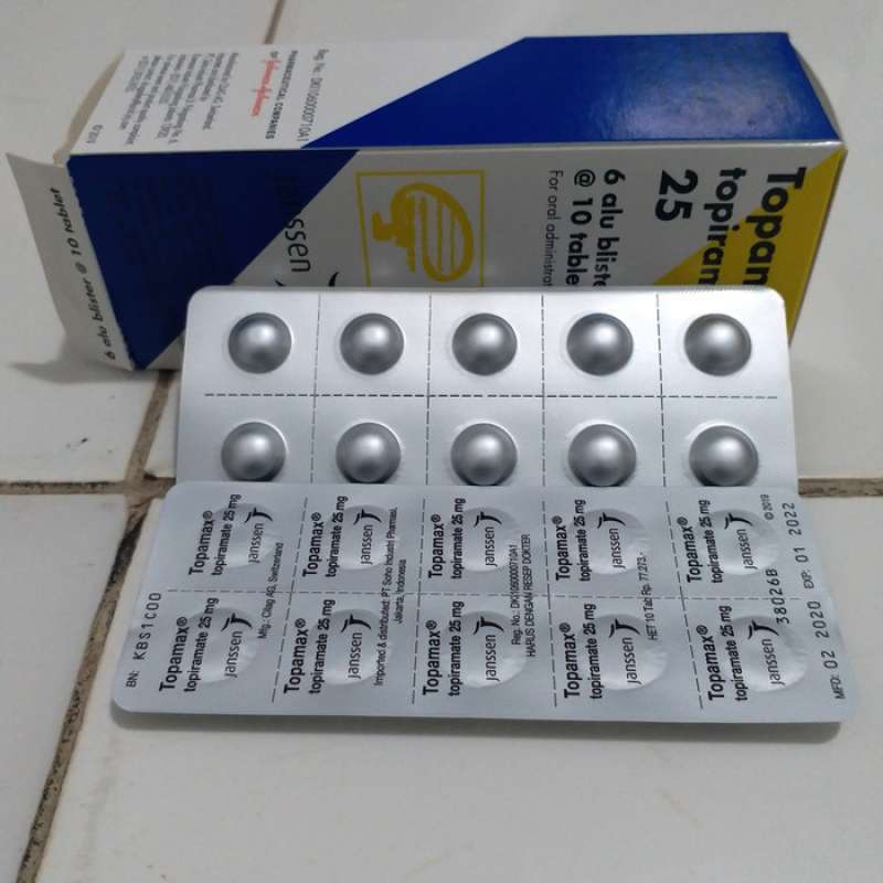 Jual Jansen Topamax Obat Resep Dokter 25mg Strip 10 Tablet Online November 2020 Blibli