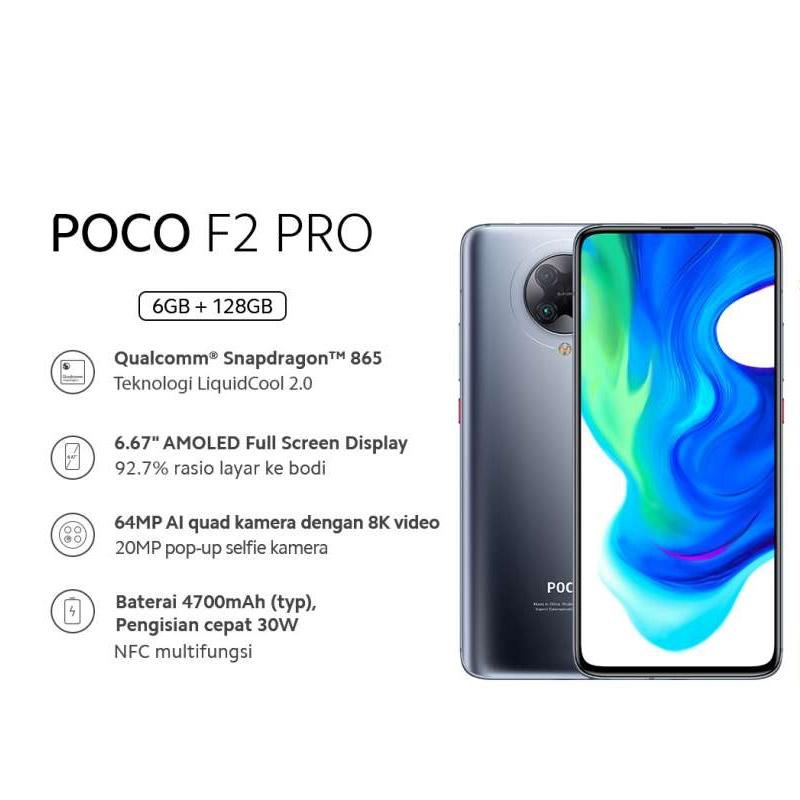 Jual Xiaomi Pocophone F2 Pro Smartphone 6gb 128 Gb Garansi Resmi Online November 2020 Blibli Com