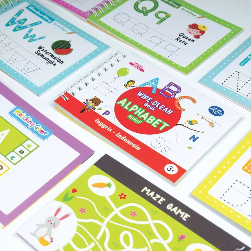 Jual Zivana Kids Wipe And Clean Activity Book Buku Edukasi Anak Belajar Menulis Membaca Mengenal Huruf Alfabet Mainan Edukasi Anak Balita Paud Tk Online Oktober 2020 Blibli Com