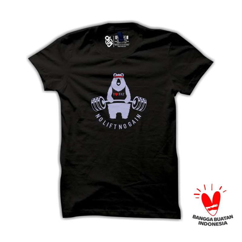 Jual D J No Lift No Gain T Shirt Pria Hitam Online Desember 2020 Blibli