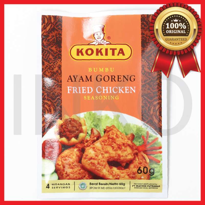 Jual Kokita Bumbu Ayam Goreng Fried Chicken Seasoning Sachet 60 G Online Januari 2021 Blibli