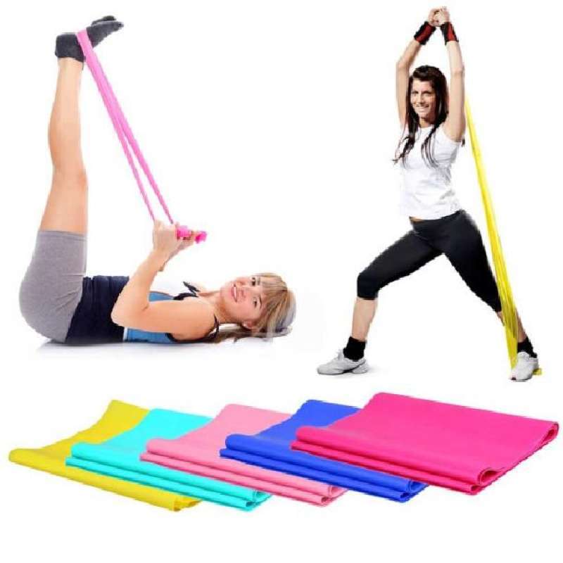 Jual Elastic Rubber Stretch Rope Gym Karet Elastis Senam Pilates