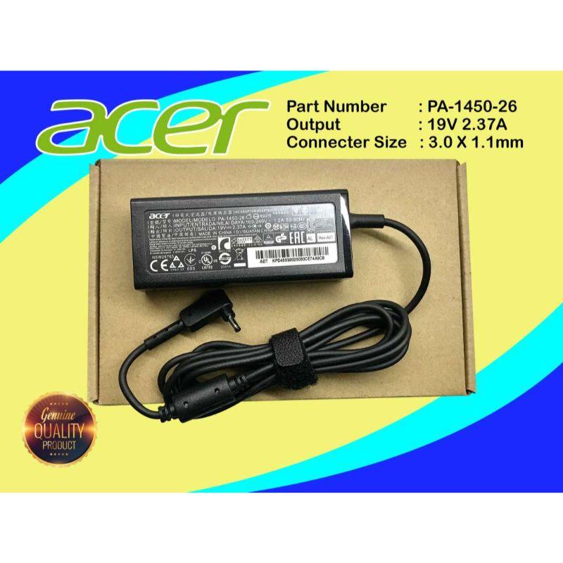 Jual Acer Charger Adaptor For Laptop Acer Aspire V3 331 V3 371 V3 372 V3 372t Emboss Original Ac237egd13011 Online November 2020 Blibli