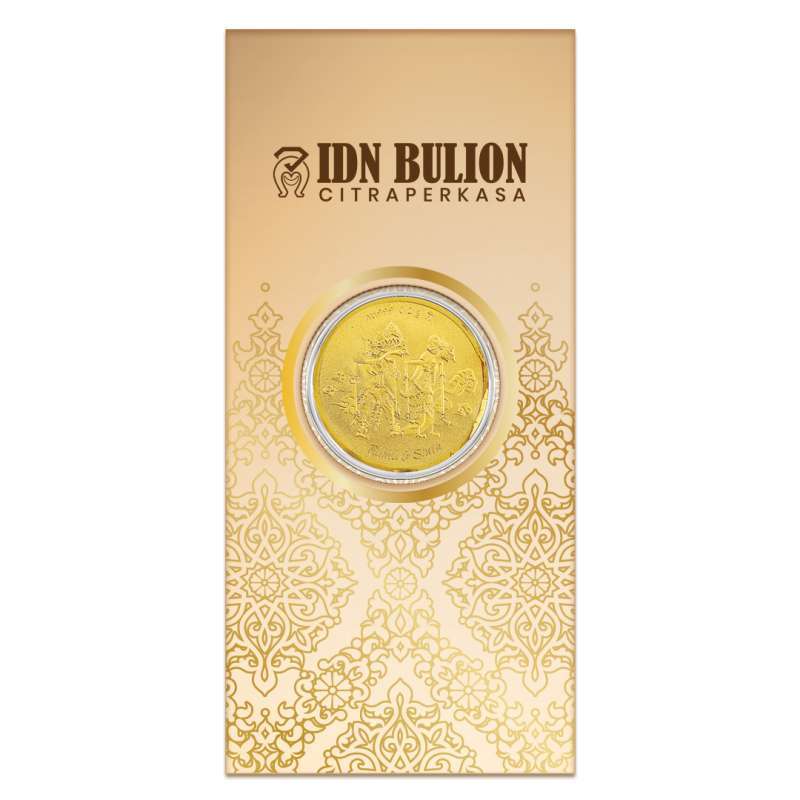 Sone Ka Malabar Gold Gram Coin IDN Bulion Wayang Rama Sinta Koin