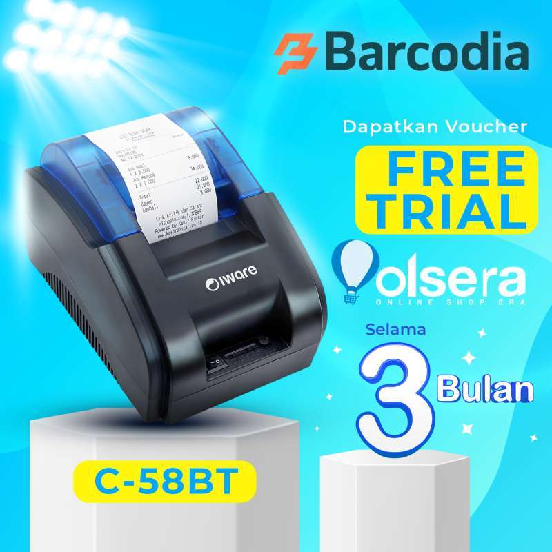 Promo Printer BLUETOOTH Thermal Kasir/PPOB 58MM C58BT Android ...