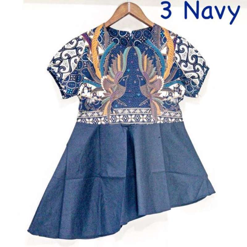 Jual Fy276 Baju Batik Wanita Lengan Pendek Untuk Kerja Kantoran Motif Kombinasi Bahan Katun Strecth Murah Mei 2021 Blibli