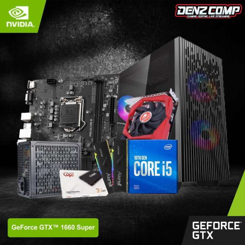 Intel Core I5 I5 10th 10400f Gtx 1660 Intel Gtx 1660 Super I5