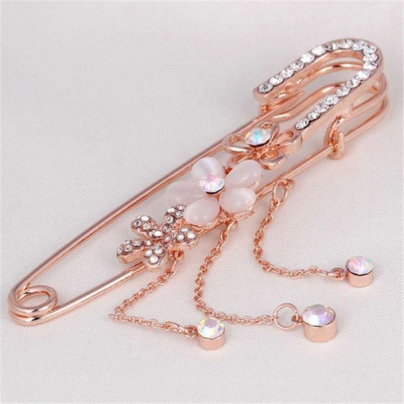 Jual Safety Pin Brooch Fashion Women 