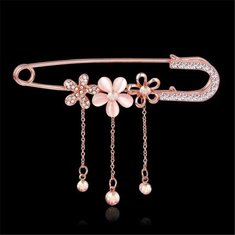 Jual Safety Pin Brooch Fashion Women 