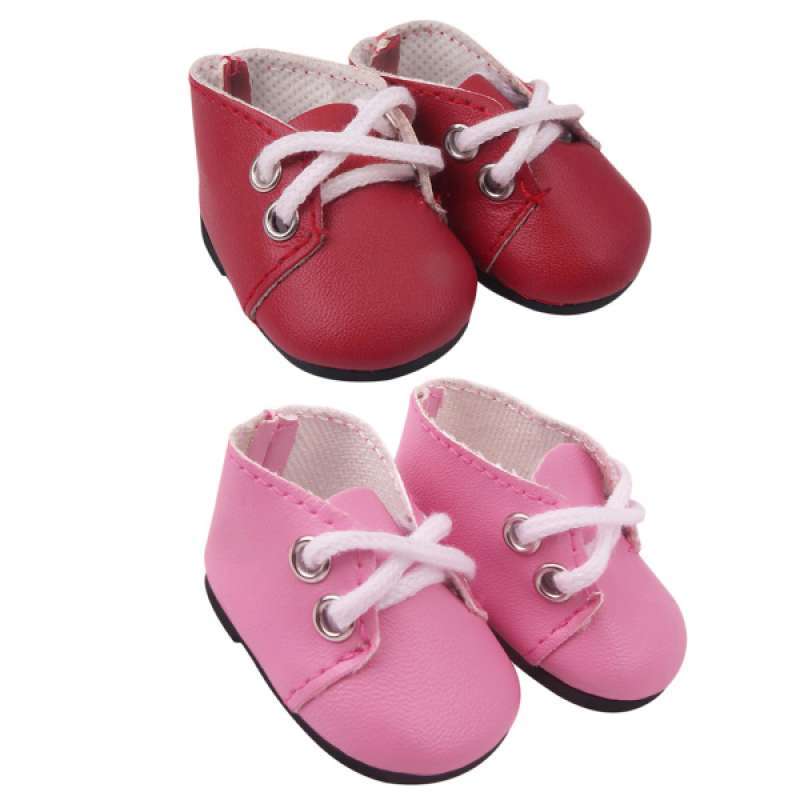 Jual Oem Fashionable Doll Shoes Diy Toy For 14 5 Inch Baby Doll Accessories Dress Up Online November 2020 Blibli
