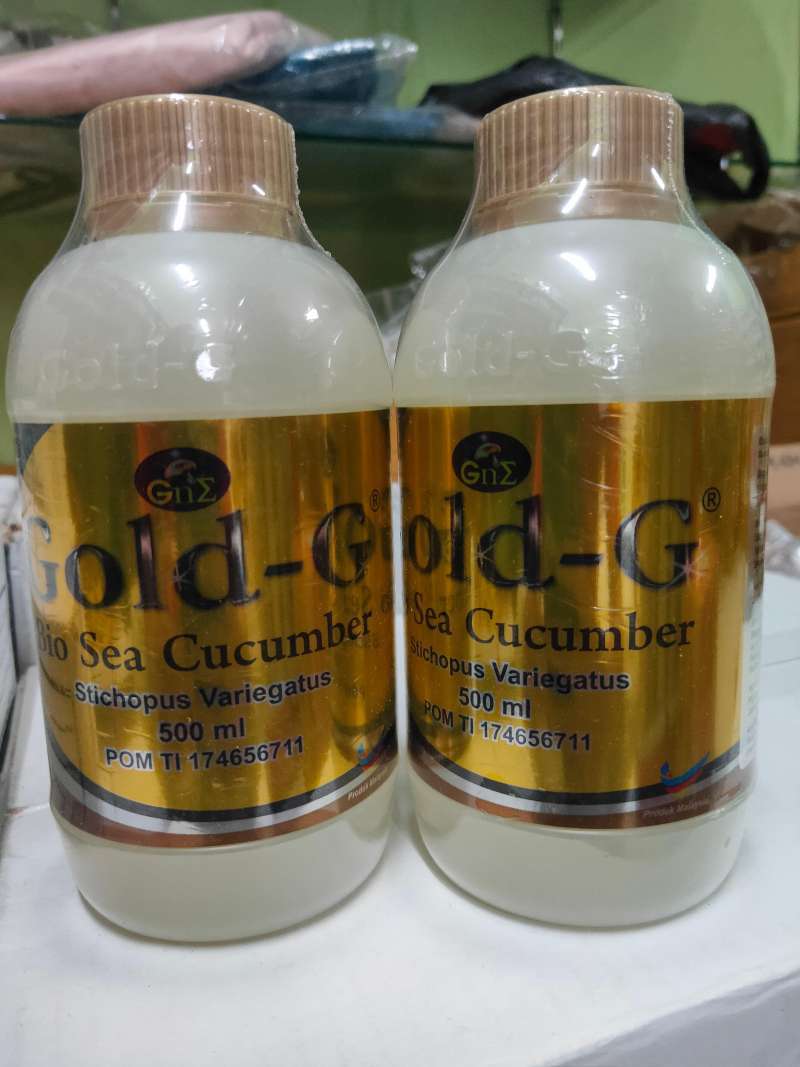 Jual Jelly Gamat Gold G L Gold G Bio Sea Cucumber Original 320ml Online November 2020 Blibli