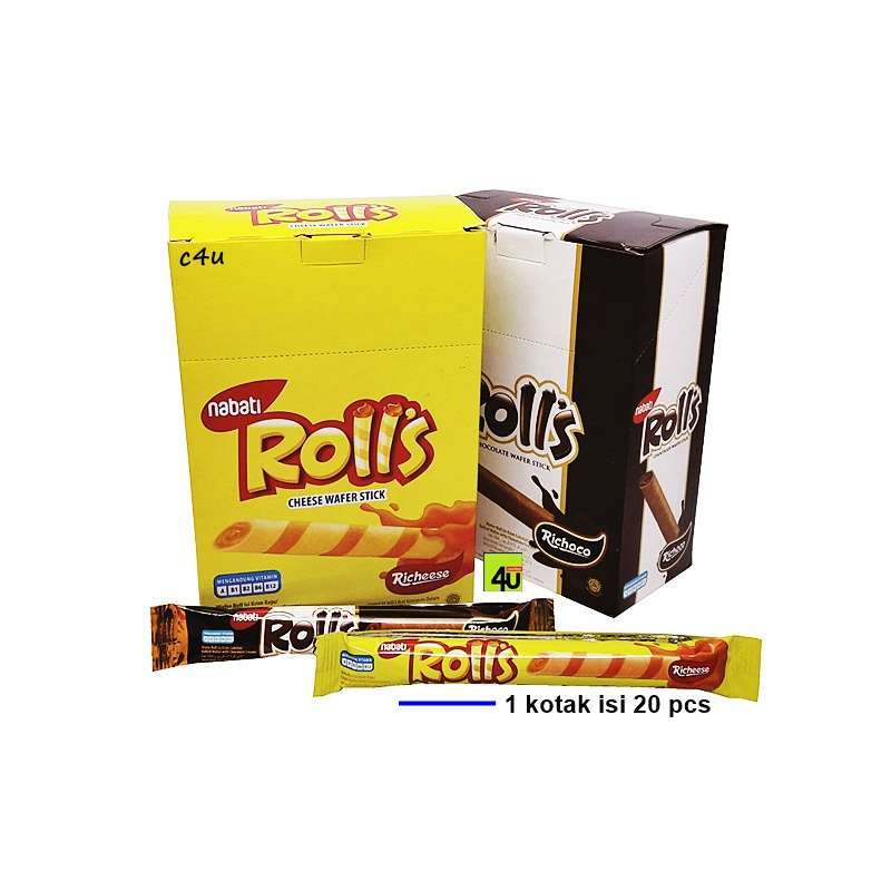 Jual Nabati Richeese Rolls Box Isi 20 Pcs Keju Terbaru Juli 2021 Blibli