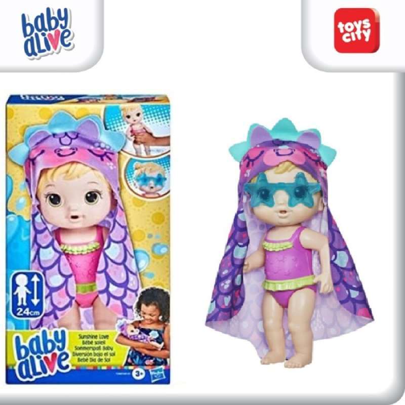 Promo Baby Alive Sunshine Love Doll Dinosaur Towel Mainan Boneka