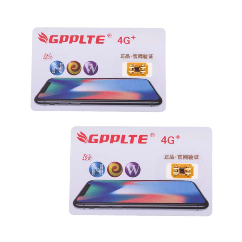 Jual 2pack Gpp Lte 4g Pro Unlock Sim Card For Apple Iphone X 8 7 6s 6 5 Online Desember 2020 Blibli
