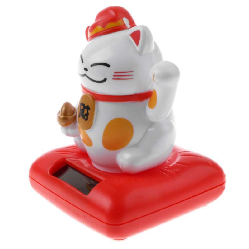 Dancing Pumpkin Cat Swinging Bobble Dancer Solar Power Toy Halloween Decor 