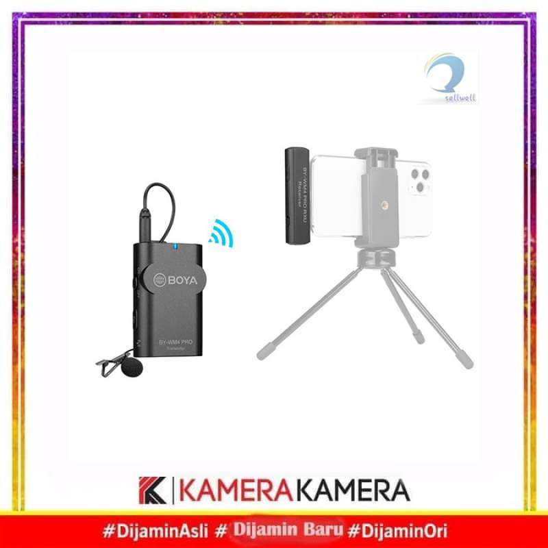 Jual Boya By Wm4 Pro K4 Digital Wireless Omni Lavalier Microphone Online November 2020 Blibli Com