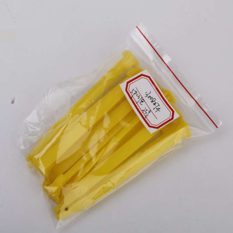 10pcs 5.8" Yellow Plastic Tent Pegs Nails Sand Ground Stakes Camping Awning