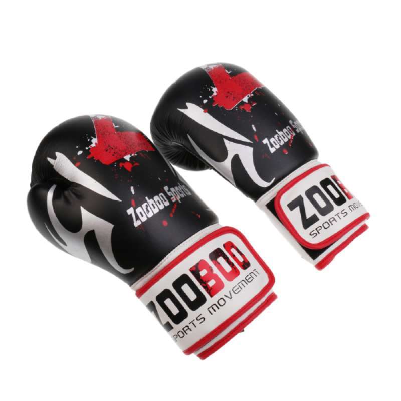 BUKA Boxing Training Gloves MMA Muay Thai Punching Bag Sparring Mitts Leather 