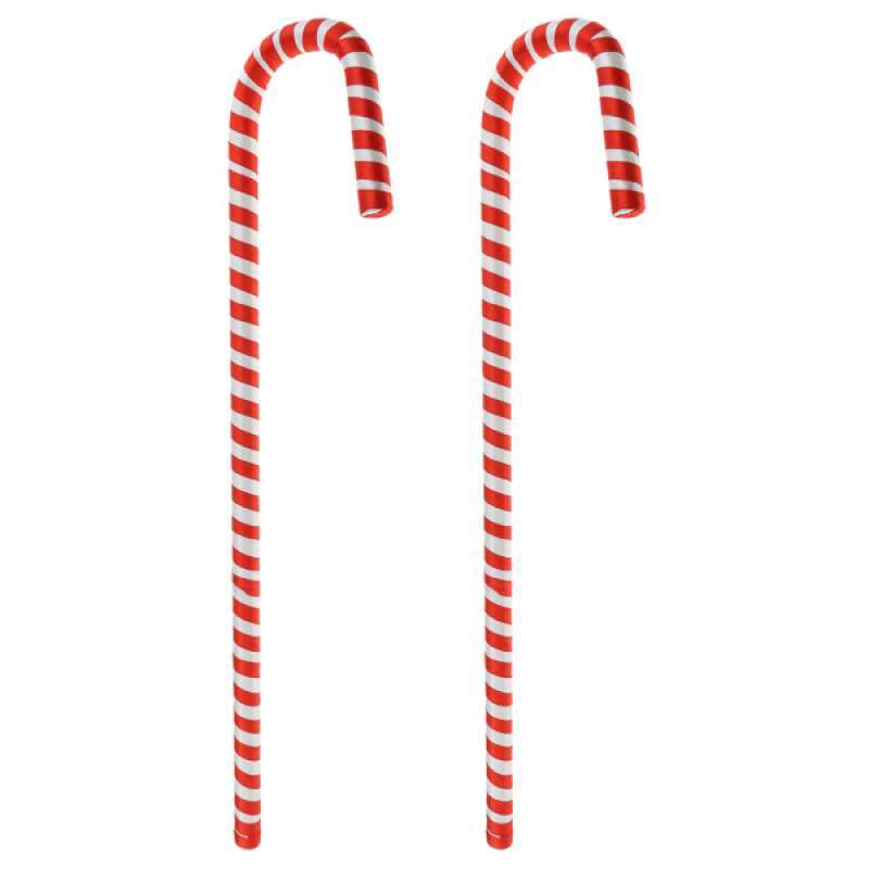 Jual Plastic Candy Cane Christmas Tree Hanging Decor Red White Ornament 50cm Online November 2020 Blibli Com