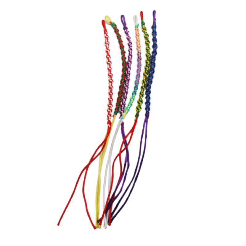 Promo 6pcs Colorful Handmade Braided 