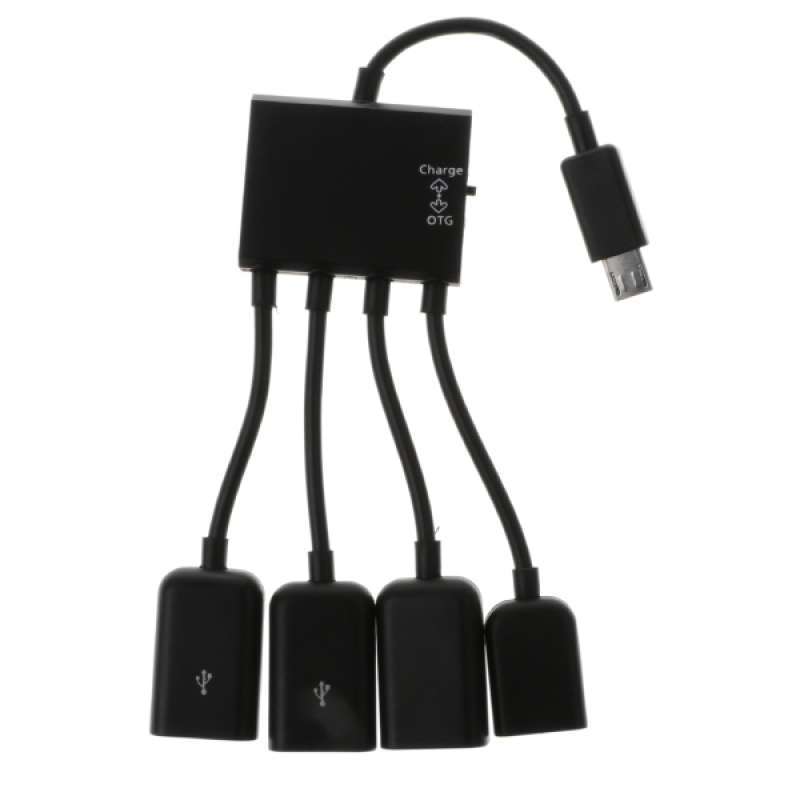 Jual 4 In 1 Micro Usb Power Charging Otg Hub Cable For Smartphone Android Tablet Online Desember 2020 Blibli