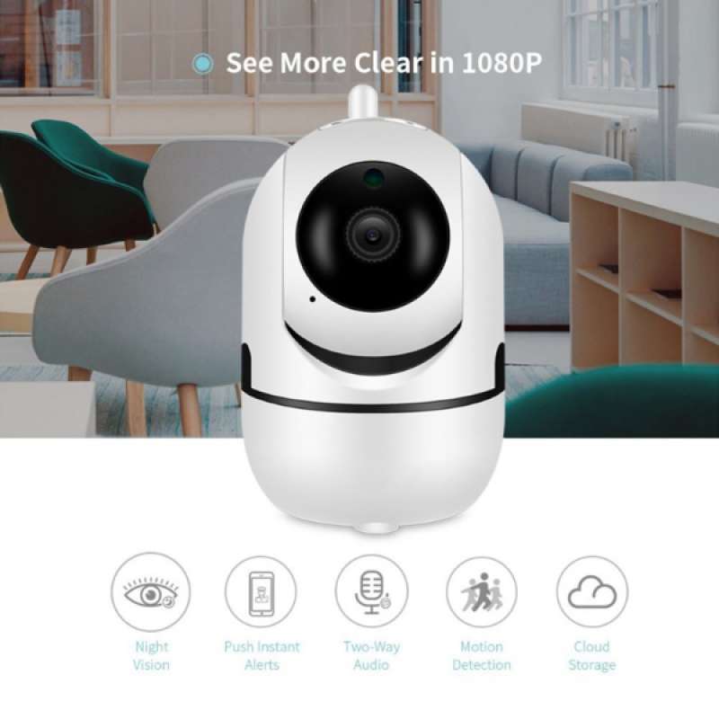 AI Human Auto Tracking 2MP HD IP Camera IR Night Vision Wireless Wifi Black AI Human Auto Tracking 2MP HD IP Camera IR Night Vision Wireless Wifi Black