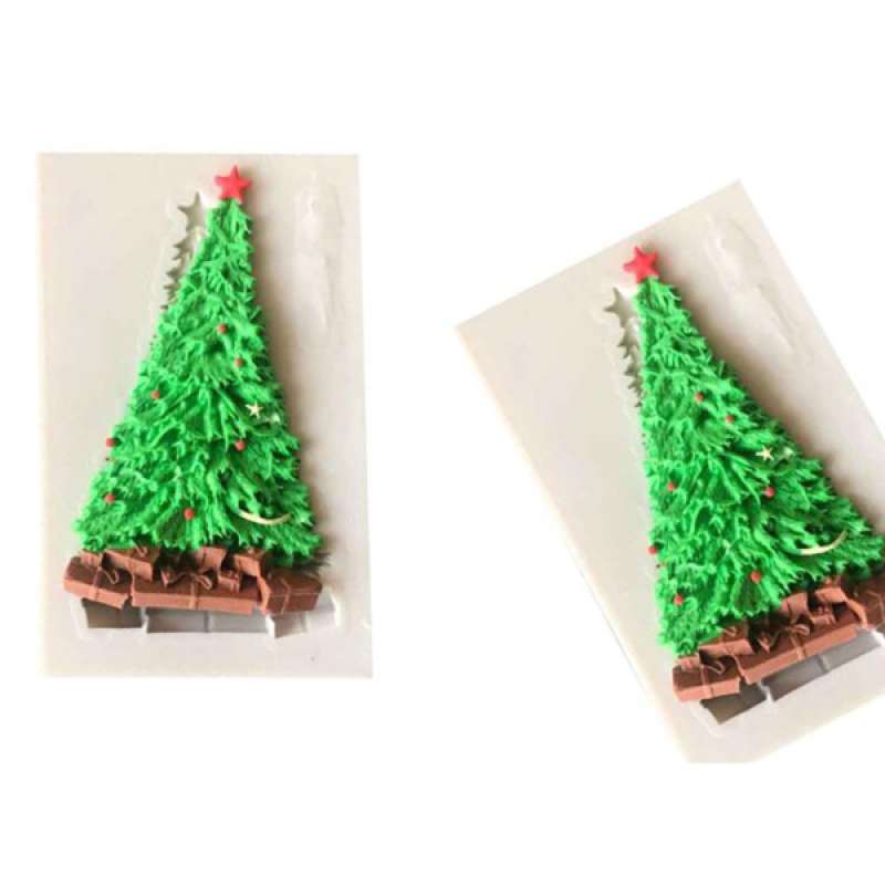 Jual Xmas Tree Silicone Mold Fondant Cake Decorating Chocolate Sugarcraft Moulds Online November 2020 Blibli Com