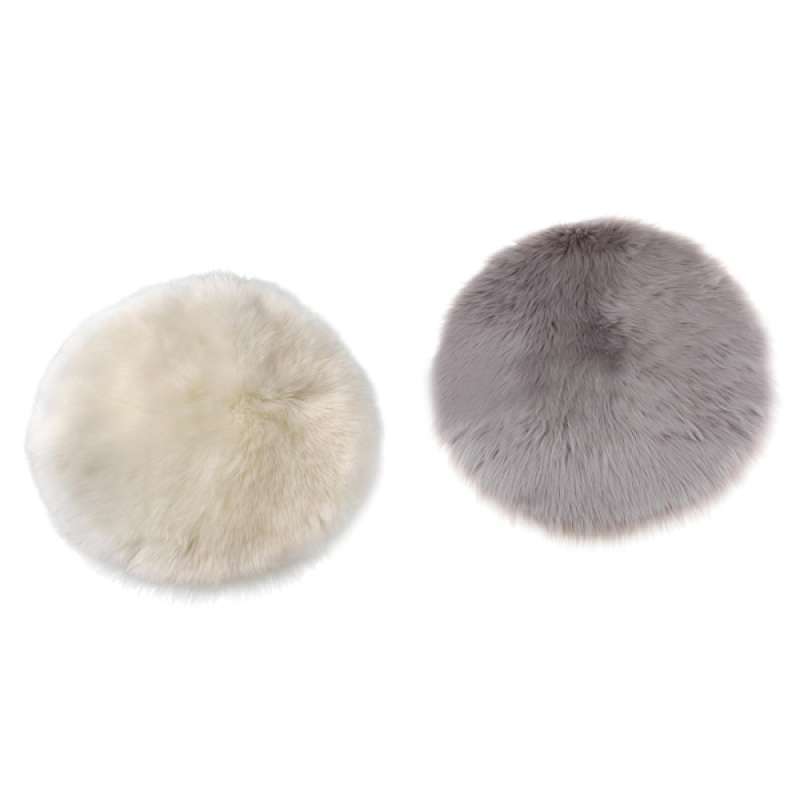 Jual 2 Pack Round Shaggy Rugs Plain Soft Living Room Kitchen Fluffy Rug Mat Online November 2020 Blibli Com
