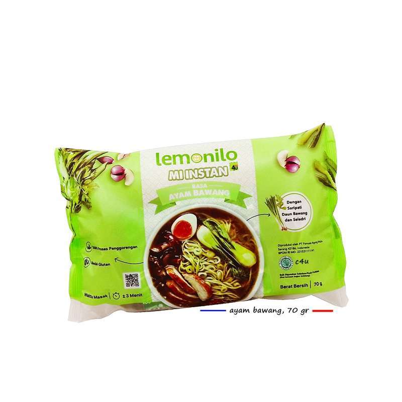 Jual Lemonilo Mie Instan Sehat Alami Rasa Ayam Bawang 70 Gr Online Januari 2021 Blibli