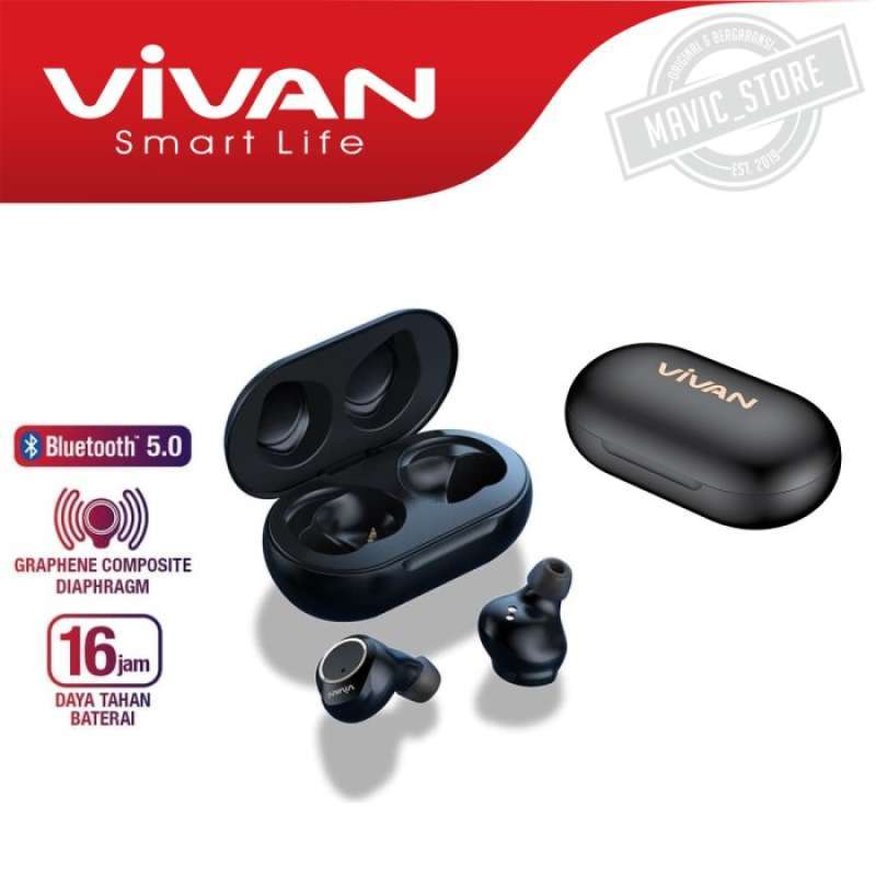 Jual BEST SELLER Wireless Bluetooth Earbuds Vivan Liberty T100