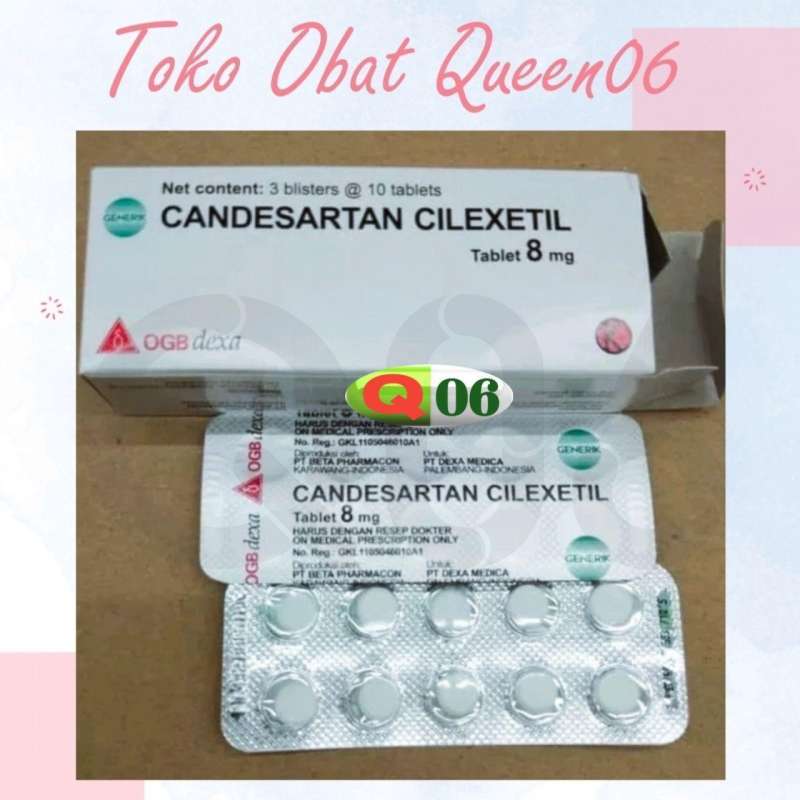 Promo Candesartan Cilexetil 8 Mg Ogb Dexa Obat Hipertensi Darah Tinggi  Jantung Stroke - Per Blister ORIGINAL (10 Tablet) di Seller Toko sembako  ceria - Kota Tangerang, Banten | Blibli