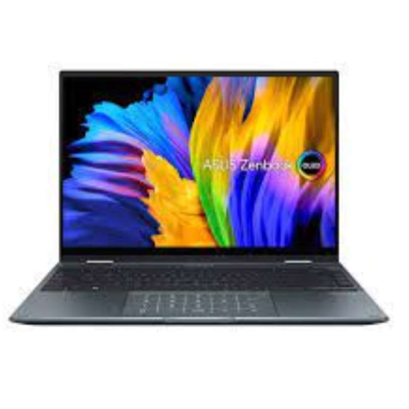 Laptop Asus ZenBook 14 Flip OLED UP5401ZA-OLEDS551 Pine Grey [Intel®  Core™ i5-12500H Intel Iris Xᵉ Graphics 8GB 512GB 14inch WIN11  OHS]