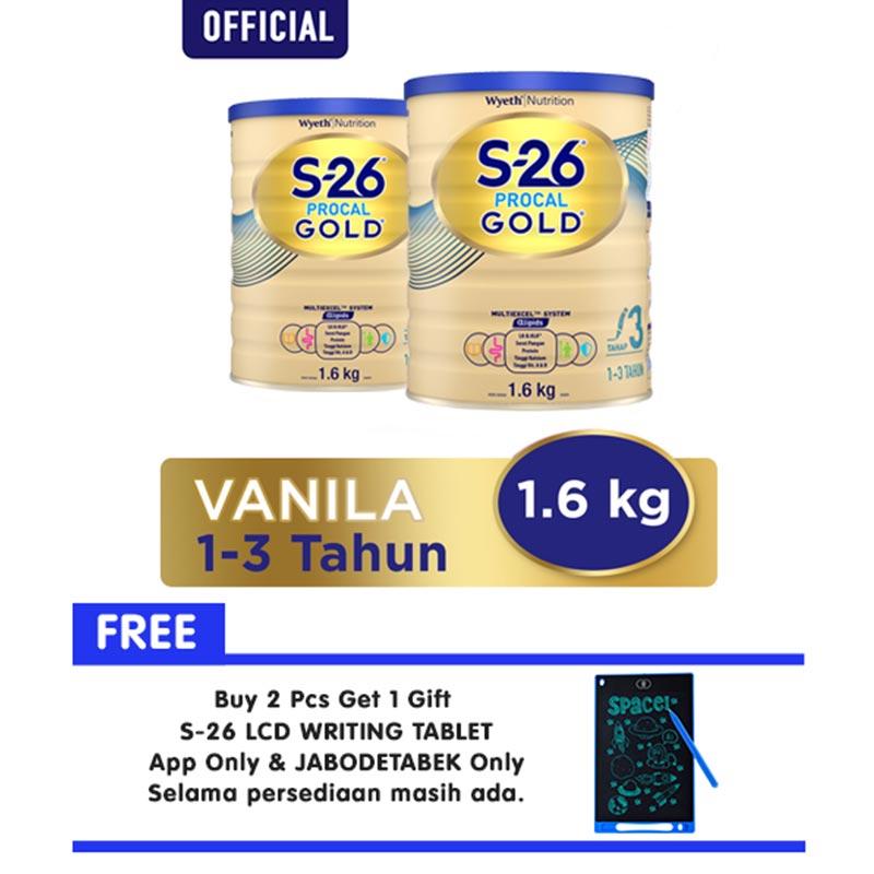 Jual Buy 2 S26 Procal Gold Tahap 3 Susu Formula 1600 G Free Lcd Writing Tablet Online Oktober 2020 Blibli Com