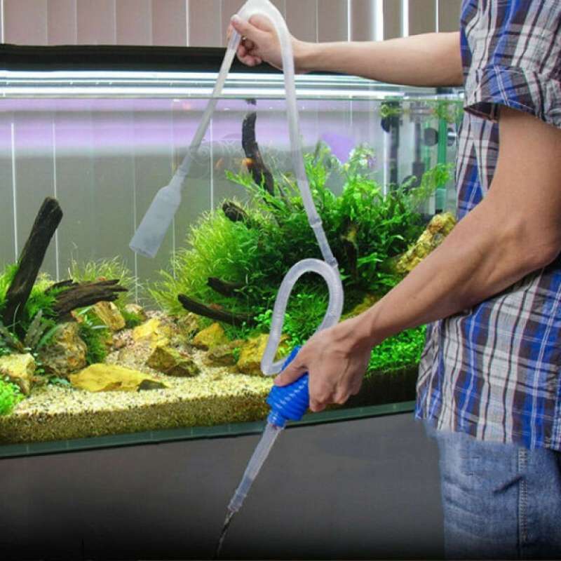 Jual Pompa Aquarium Water Fish Tank Vacuum Akuarium Pump Selang Pipa Kuras Penguras Kotoran Air Cleaner Online April 2021 Blibli