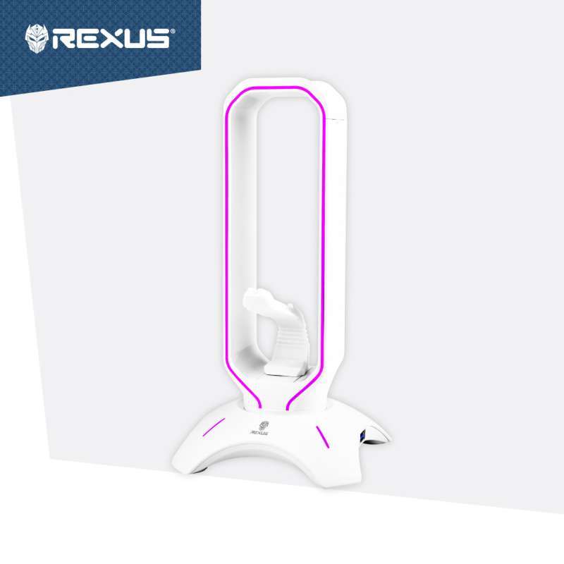 Jual Rexus Headset Stand Bungee J3 RGB with USB Hub di Seller
