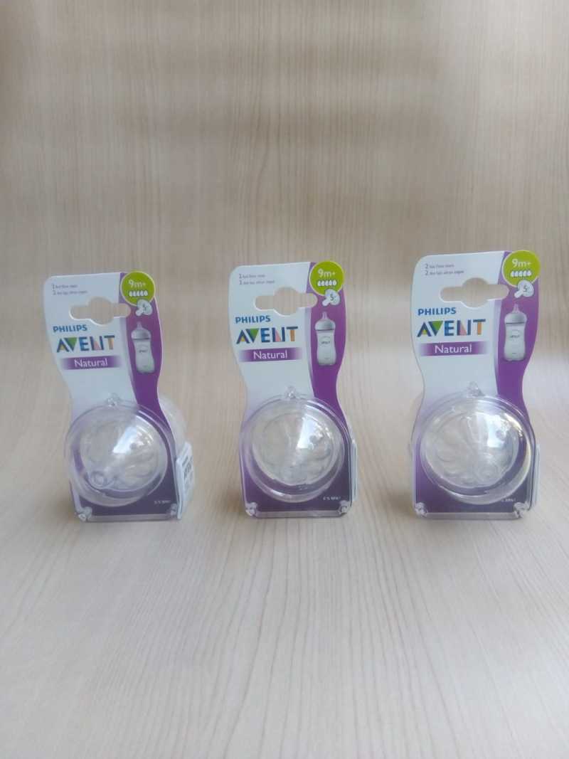 Nipple Avent Natural Dot Botol Susu Philips Avent Natural Teat Newborn 1m 3m 6m 9m 9m Fast Flow Shopee Indonesia