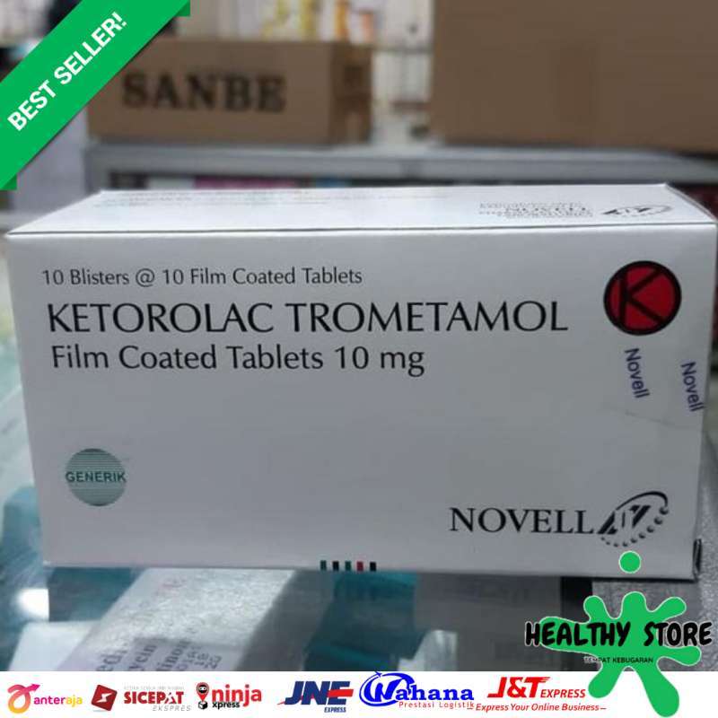 ketorolac trometamol 10 mg per strip origonal