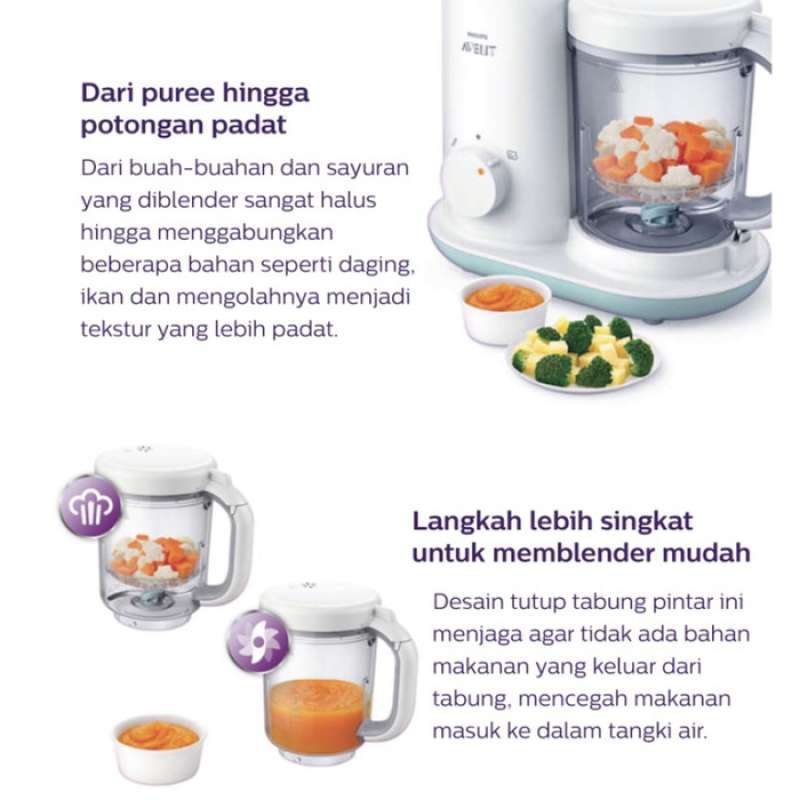 Jual PHILIPS AVENT SCF862 02 Essential Baby Food Maker di Seller