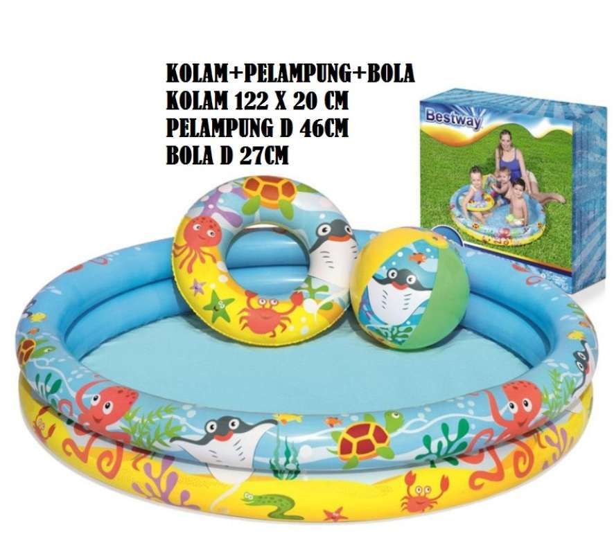 Jual Kolam Renang Anak Bestway Bonus Pelampung Bola Online Oktober 2020 Blibli Com