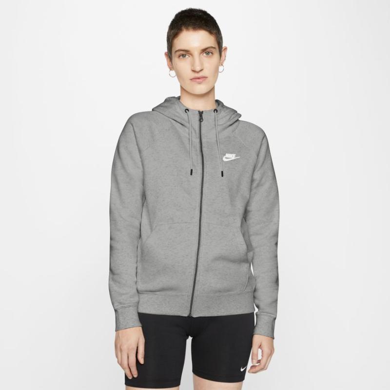 nike essential full zip hoodie women's